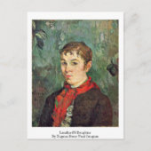 Landlord-Tochter von Eugene Henri Paul Gauguin Postkarte (Vorderseite)
