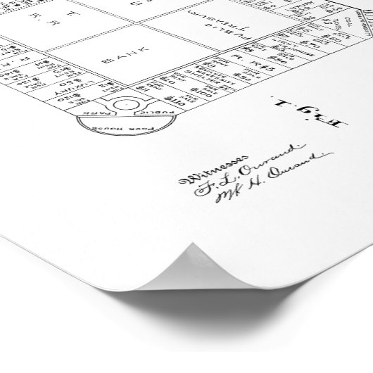 Landlords Spielpatent Poster (Ecke)