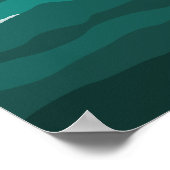 Landluft und Meereslandschaft Poster (Ecke)