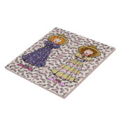 Landmädchen Fliese (Seite)