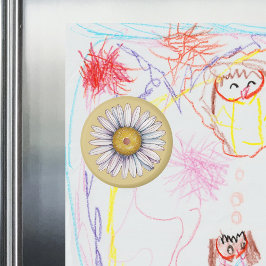 Landmädchen-Gänseblümchen Magnet