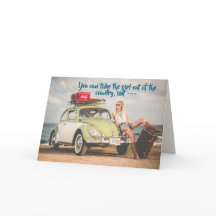 LANDMÄDCHEN GEBURTSTAGSKARTE