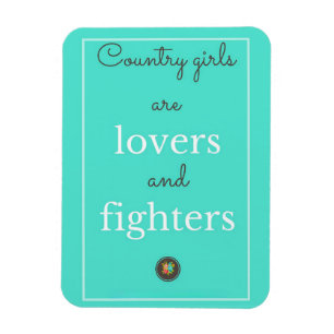 Landmädchen sind Liebhaber und Kämpfer Magnet