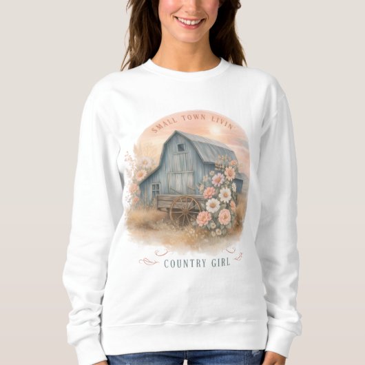 Landmädchen Sweatshirt (Vorderseite)