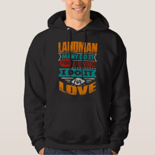 Landman Zitat Ich bin Echokardiograf für Liebe Hoodie
