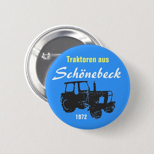 Landmaschinen DDR. Button (Vorne & Hinten)