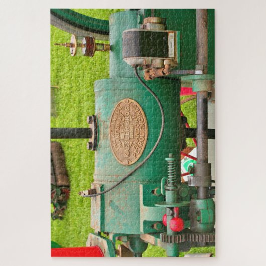 Landmaschinen für den Motor von Benzin Puzzle (Vertikal)