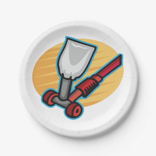 Landmaschinen Pappteller (Vorderseite)