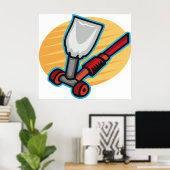 Landmaschinen Poster (Heimbüro)