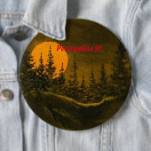 Landnächtelandschaft; Jäger- oder Erntemond Button (Beispiel)