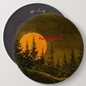 Landnächtelandschaft; Jäger- oder Erntemond Button (Vorne & Hinten)