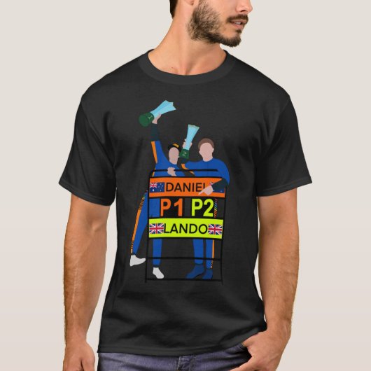Lando Norris und Daniel Ricciardo - Monza 2021 Cl T-Shirt (Vorderseite)