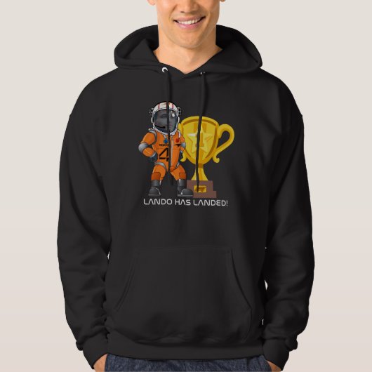 Lando Norris World Champion 2025 Winner Hoodie (Vorderseite)