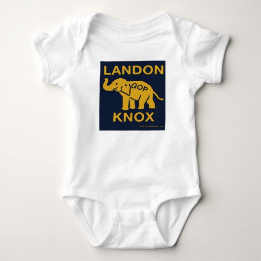 Landon Baby Strampler (Vorderseite)