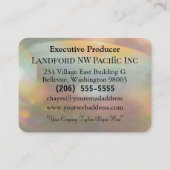 Landon Chic Margot Elegant Beruflich Visitenkarte (Rückseite)