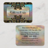 Landon Chic Margot Elegant Beruflich Visitenkarte (Vorne/Hinten)