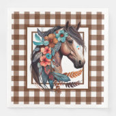 Landpferd Serviette (Vorderseite)