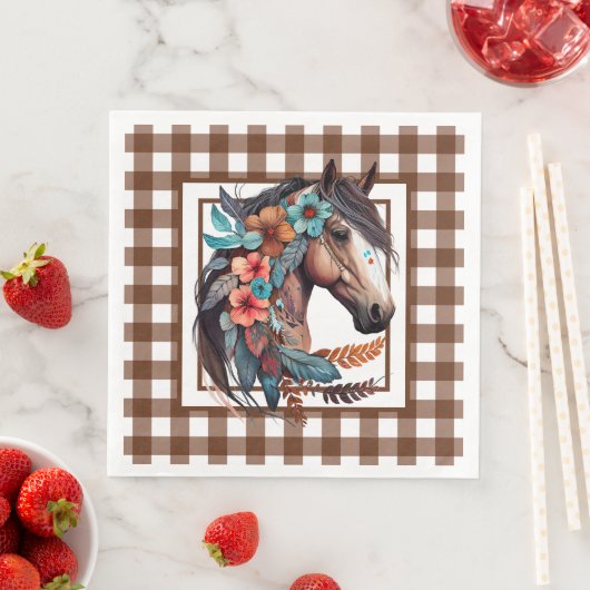 Landpferd Serviette (Beispiel)