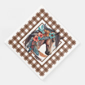 Landpferd Serviette (Ecke)