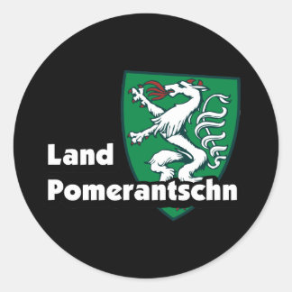 Landpomerantschn Steiermark Österreich Dialekt Runder Aufkleber
