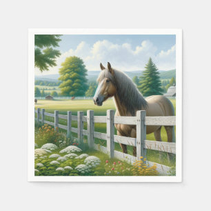 Landpony-Pferdegeburtstagsfeier Serviette