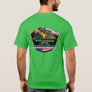 Landrodungs-Mulch-Service-Logo anpassen  T-Shirt