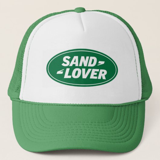 landrover.sand.lover truckerkappe (Vorderseite)