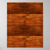 Landrustikale Holzstruktur Poster (Vorne)