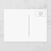 Landrustikales Hirsch Save the Date Postkarte (Rückseite)