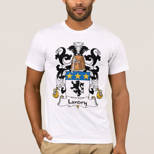 Landry-Familienwappen T-Shirt (Vorderseite)