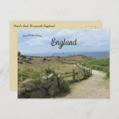 Lands End Cornwall England Postkarte (Vorne/Hinten)