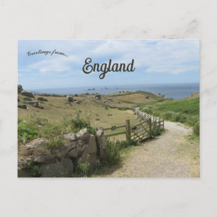 Lands End Cornwall England Postkarte