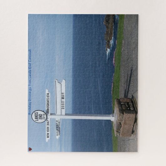 Lands End Cornwall Jigsaw Puzzle (Vertikal)