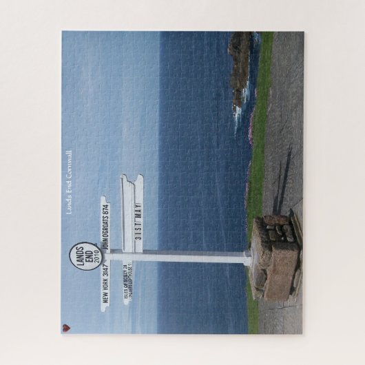 Lands End Cornwall Jigsaw Puzzle (Vertikal)