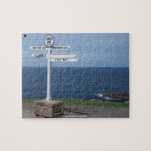 Lands End Cornwall Puzzle (Horizontal)