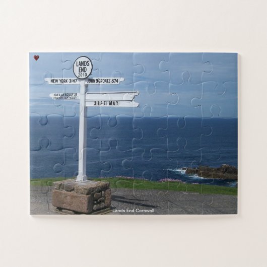 Lands End Cornwall Puzzle (Horizontal)