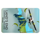 Land's End Cornwall Reisekartenposter Magnet (Horizontal)