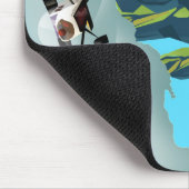 Land's End Cornwall Reiseplakat Mousepad (Ecke)