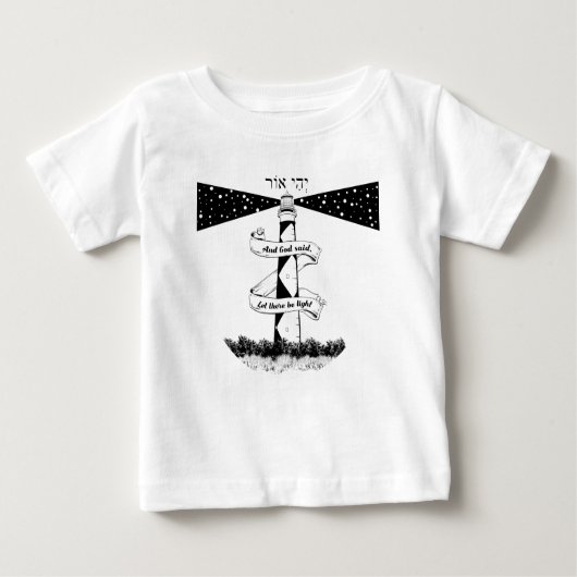 Land's End John o'groats Leuchtturme Baby T-shirt (Vorderseite)