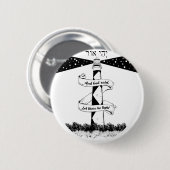 Land's End John o'groats Leuchtturme Button (Vorne & Hinten)
