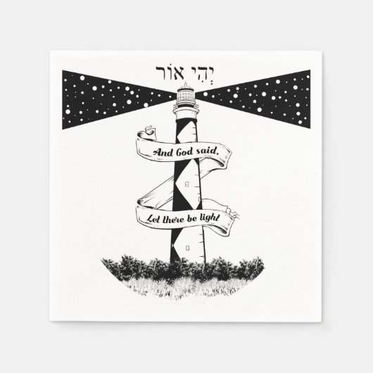 Land's End John o'groats Leuchtturme Serviette (Vorderseite)