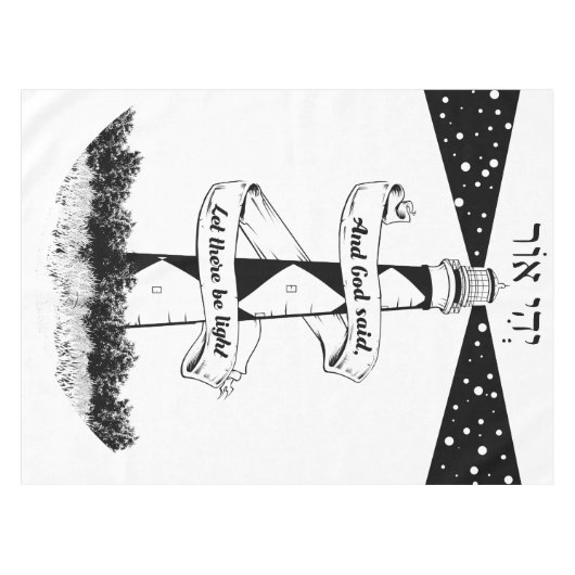 Land's End John o'groats Leuchtturme Tischdecke (Vorderseite (Horizontal))