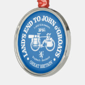 Land's End to John o'Groats (Fahrrad) Ornament Aus Metall (Links)