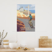 Lands End to John OGroats Radreiseplakat Poster (Küche)
