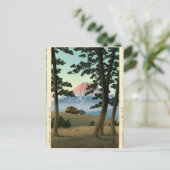 Landsape Landschaft Fuji Postcard Postkarte (Stehend Vorderseite)
