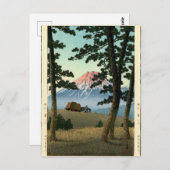  Landsape Landschaft Fuji Postcard Postkarte (Vorne/Hinten)