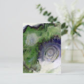 Landsat 7 Richat Struktur Postkarte (Stehend Vorderseite)