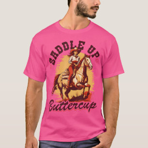 Landsattel Buttercup Bronc Reitkuh T-Shirt