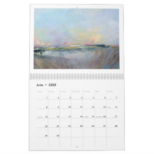 Landscape Abstrakt Art Original Malerei 202X Kalender