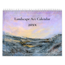 Landscape Abstrakt Art Original Malerei 202X Kalender